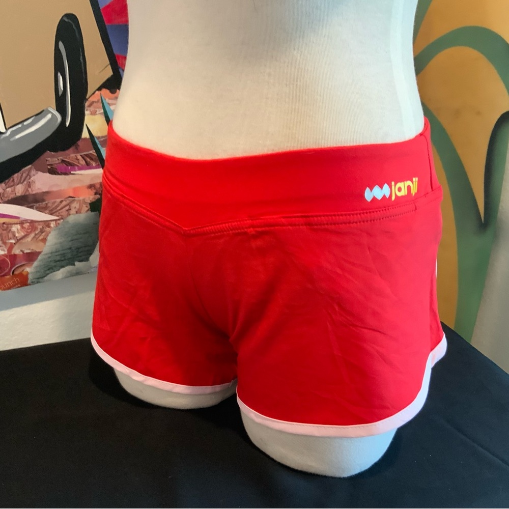 Janji Women's Vibrant Red Athletic Shorts